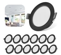 Tailcas Spot LED Encastrable Extra Plat, 5W Spot Encastrable IP44 6000K