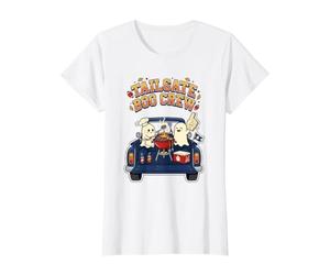 Tailgate Boo Crew Party Ghostly Road Trip Vacances Halloween T-Shirt Graphique avec Valeur, Femme, Blanc, L