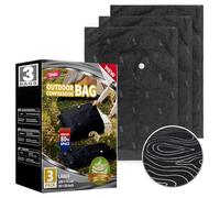 TAILI Lot de 3 Grands Sacs de Rangement Sous Vide, 100 x 74 cm | Indéchirables, Réutilisables, Imperméables, Résistants à l'Usure et aux Perforations, Pour Voyage, Vêtements, Camping