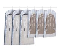 TAILI Sacs de Rangement sous Vide Suspendus pour vêtements, 6 Combo, Bluè
