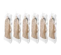 TAILI Sacs de Rangement sous Vide Suspendus pour vêtements, Housse sous Vide pour costumes, manteaux, vestes, Economisez 80% d'espace organisateur de placard Sacs à Vide, 6 Jumbo