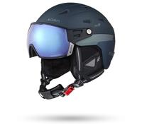 + Taill M (56cm à 58cm) - Casque de ski Cairn - XPLORER VISOR EVOLIGHT NXT® Cat.1 à 3 - Eclipse