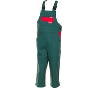 Planam 166110 Salopette enfant Taille 110/116 Vert Moyen/Rouge Moyen