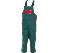 Taille 122/128 Enfants Salopette Planam Junior BW vert moyen rouge Modèle 0166