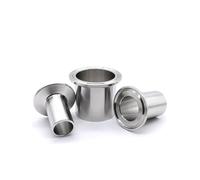Taille 19 mm-108 mm OD 1,5" 2" -4" Tri Clamp Allonger 50 mm Hauteur SUS 304/316 Raccord de virole à souder sanitaire en acier inoxydable HomeBrew(SS316L,63mm Pipe OD K77.5mm)