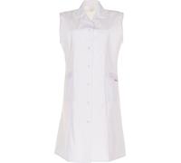 Planam 1622050 MG Blouse professionnelle pour femme sans manches Taille 50 en Blanc