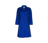Taille 52 Femme Manteau professionnel Planam à manches longues en coton bleu corail Modèle 1681