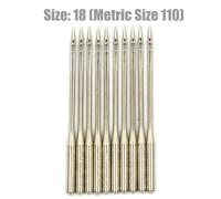 Taille 8,9,10,11,12,14,16,18 Orgue À Tige Plate 15x1 Hax1 130/705 Toutes Les Tailles Machine À Coudre Domestique Aiguilles De Remplacement Assorties - Type [110]-18