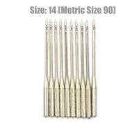 Taille 8,9,10,11,12,14,16,18 Orgue À Tige Plate 15x1 Hax1 130/705 Toutes Les Tailles Machine À Coudre Domestique Aiguilles De Remplacement Assorties - Type [90]-14