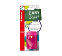 STABILO EASYsharpener Blister Taille-crayon ergonomique rose avec réservoir - Droitier
