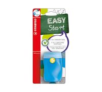 Taille-boîte ergonomique pour gauchers - STABILO EASYsharpener - 3 en 1 - bleu