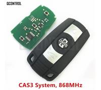 Taille clé télécommande intelligente pour voiture, transmetteur avec puce, 868MHz, pour BMW série 1-3-5-7 CAS3 X5 X6 Z4