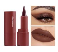 Taille compacte 2 en 1 Eye Liner Color Stick de couleur pour les lèvres Formules hydratantes Rouge à lèvres design sans taches pour une beauté facile Cosmétique multifonctionnel de taille voyage