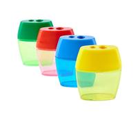 Taille-crayon 2 trous avec réceptacl