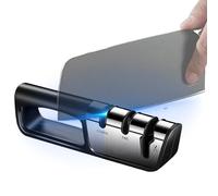 Taille-crayon - Acier inoxydable 22 x 6 cm | Outil d'affûtage manuel de cuisine ciseaux réparation polissage restauration diamant tige carbure de tungstène céramique pour extérieur cuisinier chasse