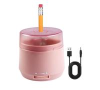 Taille-crayon automatique, outil d'affûtage électrique compact, taille-crayon portable à piles pour la maison, boîtier avec verrouillage de sécurité, organiseur de bureau avec utilisation multi-crayon