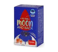 Taille-crayon avec gomme - to the moon and back rouge et bleu TU