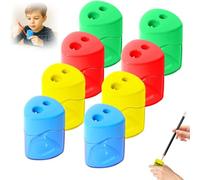 Taille Crayon Avec Reservoir, Un Taille-Crayon Manuel Pour Les Crayons Graphite ColoréS, Le Pointeur De, Les Fournitures Scolaires à Domicile (A-8PCS)