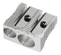 Mobius + Ruppert Taille-crayon double 02110000 en métal – Pack de 20 pièces