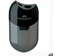 Taille-crayon double jusqu'à 11mm noir Boîte de 12 pièces