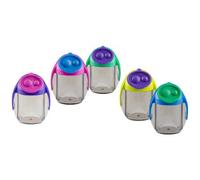 Taille-crayon double 'MIGOO', forme ronde, assorti