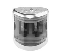 Taille-crayon électrique - Conception robuste, outil à double trou | Équipement d'affûtage de dessin fiable en classe, dispositif de papeterie motorisé Compact pour crayons en graphite de 6 à 12 mm