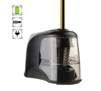 Taille-crayon électrique de bureau avec cordon USB, M17F, avec alimentation automatique, boîte de rasage transparente pour écoliers, garçon et fille, récompenses de classe