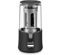 Taille-crayon électrique tenwin, taille-crayon alimenté par adaptateur secteur avec récipient pour crayons de couleur de 6 à 12 mm, arrêt automatique pour artistes, enfants, bureau, salle de classe, u