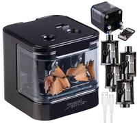 Taille-crayon électrique USB / à piles - coloris noir [General Office]