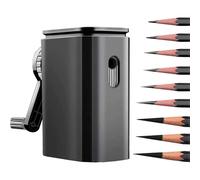 Taille-crayon Helix en métal à 9 engrenages, taille-crayon rotatif de bureau compatible avec les élèves