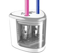 Taille-Crayon Innovant Alimenté Par Batterie Avec Double Entrée De Rasage Et Fonctions De Sécurité Pour Une Utilisation À La Maison Et En Classe