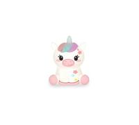 Legami - Taille-crayon lumineux Licorne multicolore avec récipient