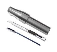 Taille-crayon pour Crayons de Maquillage - Outil Manuel Pour Cosmétiques - Taille-crayon Cosmétique avec Brosse à Sourcils et Lame de Coupe,Pour Les Femmes Et Les Débutants En Art De La Beauté À La Ma