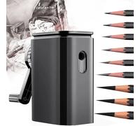 Taille Crayon Professionnel,Pointe Réglable,9 Marches Ajustables,Portable Pour Les Enfants Étudiants Artiste Designer Au Bureau De L'école