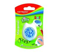 Taille-crayon simple en plastique avec gomme MIX