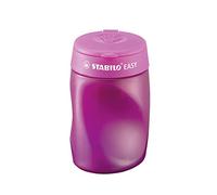 STABILO Taille-crayon EASYsharpener ergonomique avec réservoir Rose Gaucher