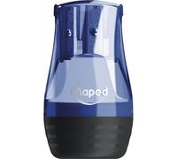 Maped Taille-crayons TONIC METAL – insert métal, 2 usages – Bleu translucide