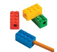 Taille-crayons en forme de bloc de briques - Cadeaux de f te, documents pour enseignants et papeterie scolaire - 12 pi ces