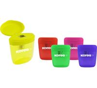 Taille-crayons Kores "Deposito one" couleurs assorties