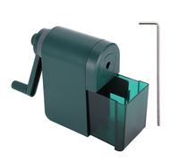 Taille-crayons portables a manivelle, machine de decoupe a points reglables pour dessiner au fusain, cadeau pour enfants