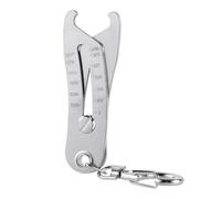 Taille de filetage précise portable Checker Écrou porte-clés et filetage de vis de vérification des tailles Trouver Keychain Mesure rapide
