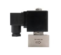Taille de l'orifice : 1 mm, taille de l'orifice : 1,5 mm, électrovanne de lavage de voiture haute pression en acier inoxydable 304 0 ~ 300 bar (détails voir tableau des caractéristiques) 3/8