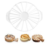 Taille du gâteau pour tranches uniformes - outil rond pour des parties précises, outil de cuisine pratique résistant | Accessoire idéal pour les fêtes de restauration maison anniversaires Fondant