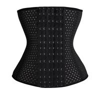 Taille Formateur Corset Shaper Femmes Post-Partum Ventre Minceur Ceinture modélisation Sangle contrôle Shapewear(6 Hooks Black,5XL)