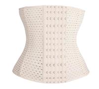 Taille Formateur Corset Shaper Femmes Post-Partum Ventre Minceur Ceinture modélisation Sangle contrôle Shapewear(6 Hooks White,2XL)