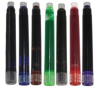 Taille Gullor 35 PCS internationale Pen Ink Cartridge to Fit Jinhao Stylos, 7 couleurs, 7 Packs