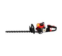 Taille-haie 0,9 HP 2 temps essence 56,9 cm Double lame en acier au manganèse Poignée rotative à 180° 90-105 dB 10 mm Coupe branche Ferme et jardin Qualité commerciale Capacité de carburant 567 g