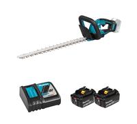 Taille-haie 18V 52cm DUH506Z + 2 batteries BL1850B 18V 5 Ah + chargeur rapide DC18RC MAKITA