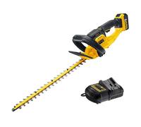 Taille-haie 55 cm DCM563P1 - 18 V XR - 5Ah - livré avec 1 batterie 18V 5Ah et un chargeur DeWalt Gris/jaune