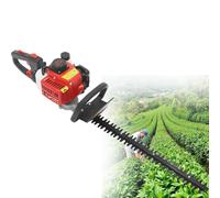 Taille-haie à essence 2 temps 22,5 cc - 60 cm de long portée avec lame de 2600 tr/min pour tailler haies et buissons